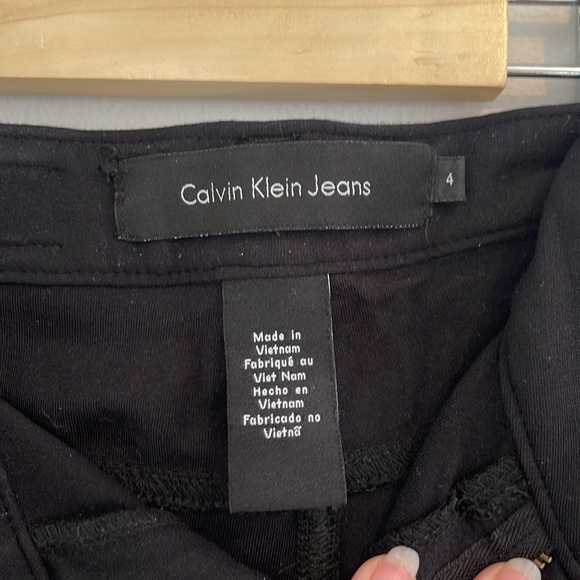 Calvin Klein Jeans black skinny pants size 4 - Picture 4 of 5